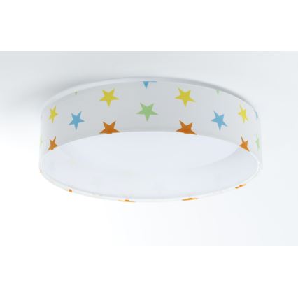 Iluminação de teto LED GALAXY KIDS LED/24W/230V estrelas colorido
