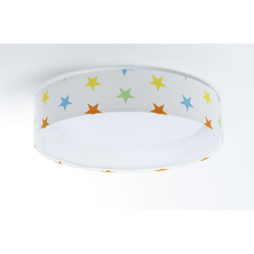 Iluminação de teto LED GALAXY KIDS LED/24W/230V estrelas colorido