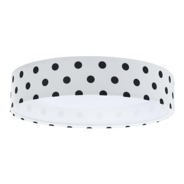 Iluminação de teto LED GALAXY KIDS LED/24W/230V pontos branco/preto