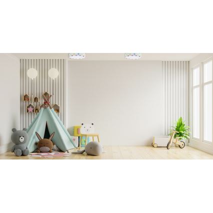 Iluminação de teto LED GALAXY KIDS LED/24W/230V pontos colorido
