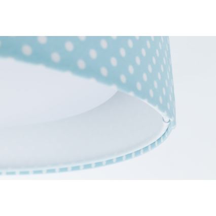 Iluminação de teto LED GALAXY KIDS LED/24W/230V pontos turquesa/branco