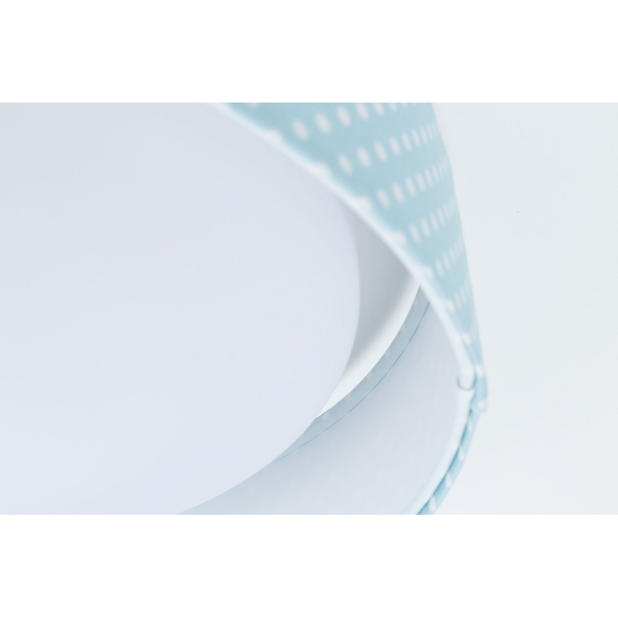 Iluminação de teto LED GALAXY KIDS LED/24W/230V pontos turquesa/branco