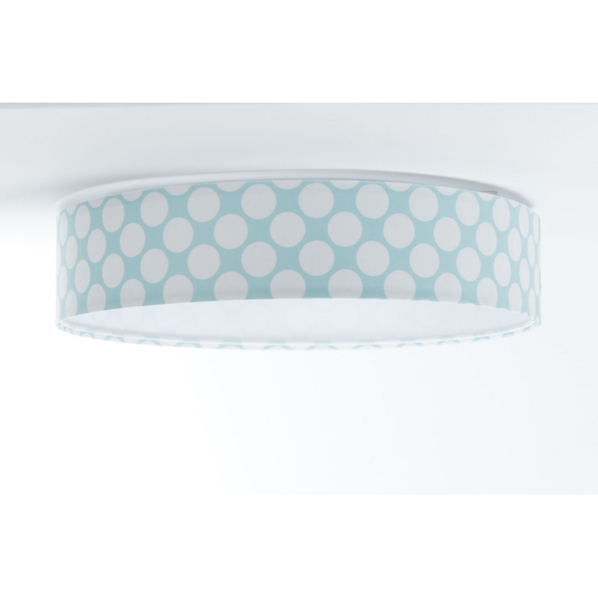 Iluminação de teto LED GALAXY KIDS LED/24W/230V pontos verde/branco