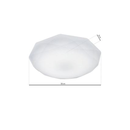 Iluminação de teto LED HEX LED/24W/230V