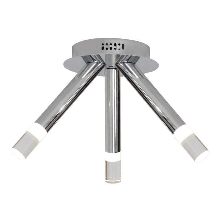 Iluminação de teto LED ICE 3xLED/5W/230V cromado brilhante