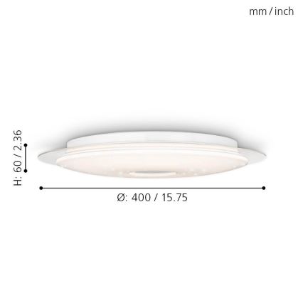 Iluminação de teto LED IGROKA LED/18,8W/230V