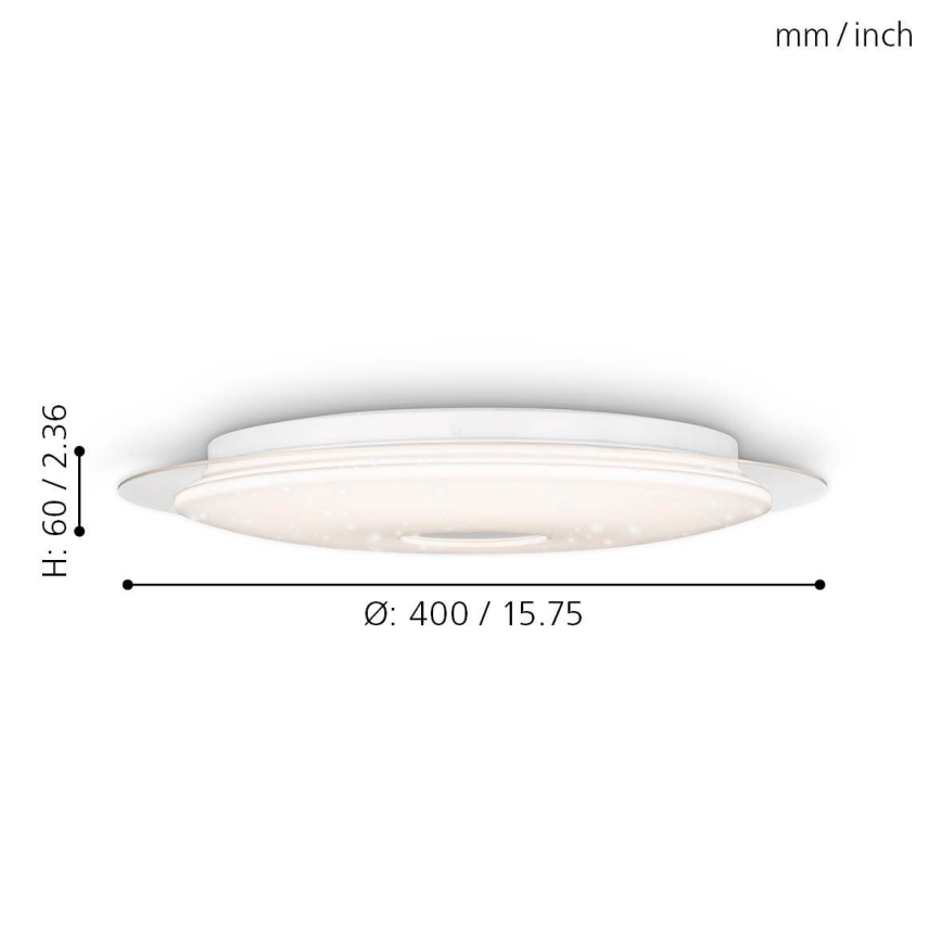 Iluminação de teto LED IGROKA LED/18,8W/230V