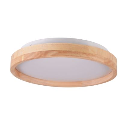 Iluminação de teto LED JANUSZ LED/12W/230V diâmetro 27 cm IP44 carvalho