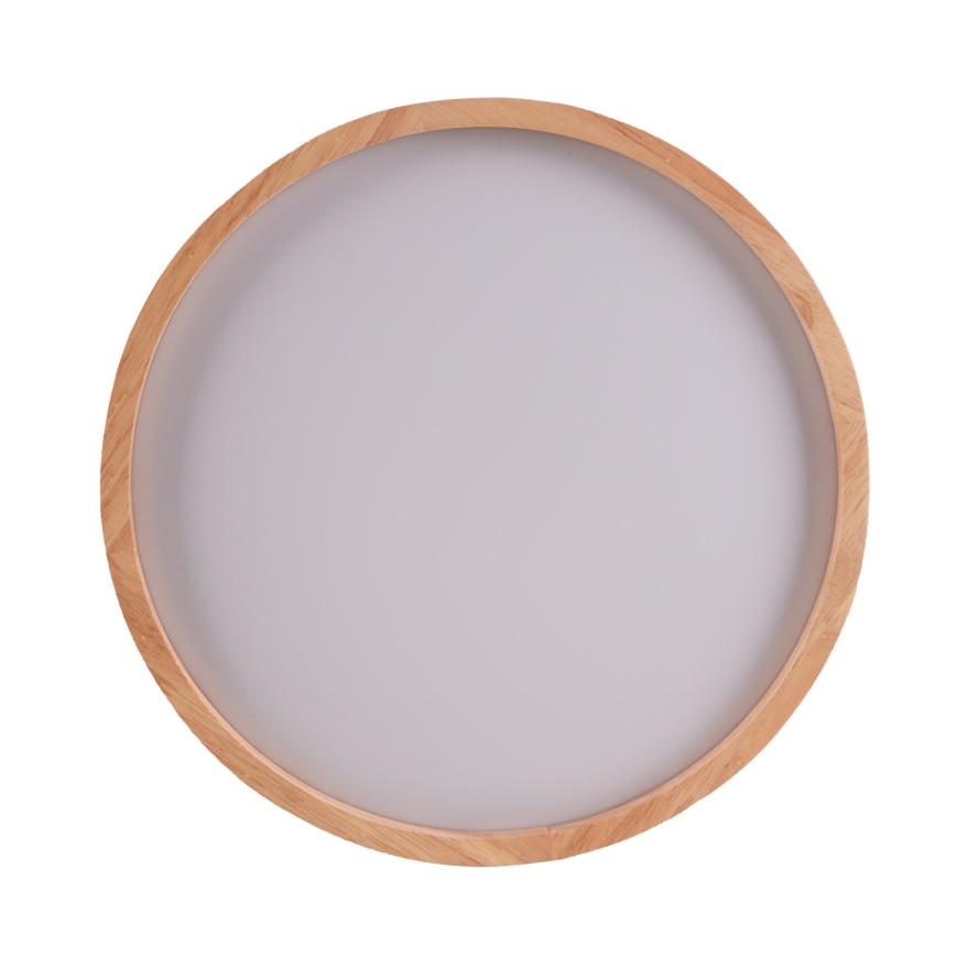Iluminação de teto LED JANUSZ LED/12W/230V diâmetro 27 cm IP44 carvalho