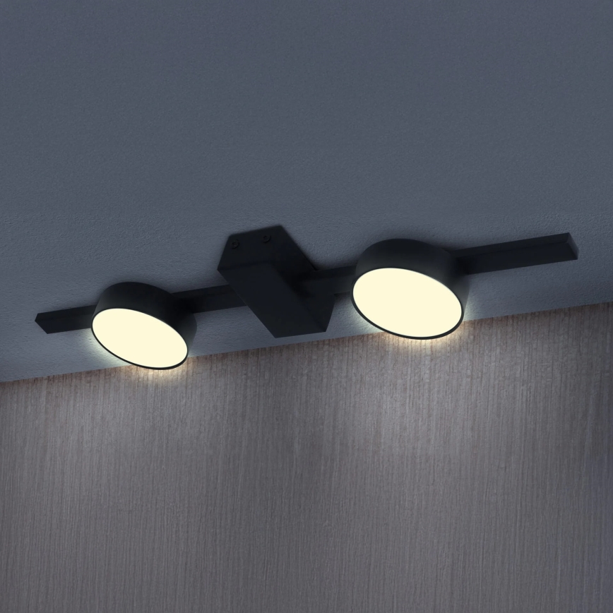 Iluminação de teto LED JOY 2xGX53/6W/230V preto