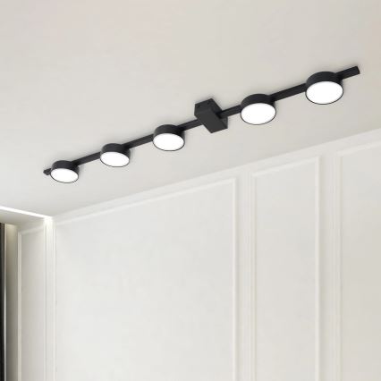 Iluminação de teto LED JOY 5xGX53/6W/230V preto