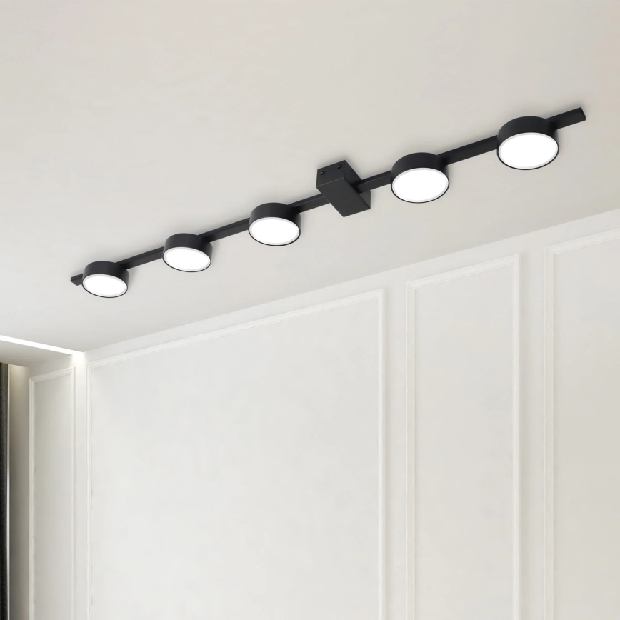Iluminação de teto LED JOY 5xGX53/6W/230V preto