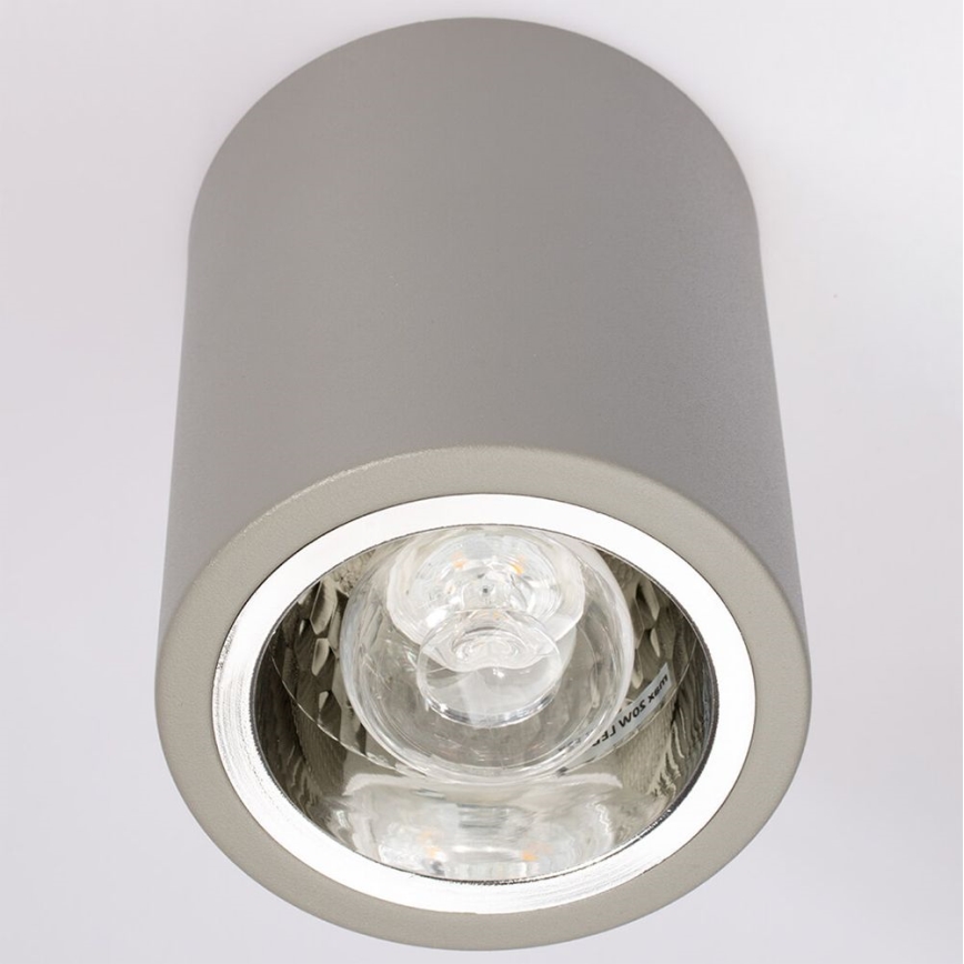 Iluminação de teto LED JUPITER 1xE27/6W/230V 120x98 mm