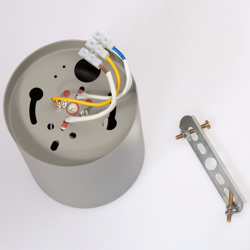 Iluminação de teto LED JUPITER 1xE27/6W/230V 120x98 mm