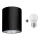 Iluminação de teto LED JUPITER 1xE27/6W/230V 120x98 mm preto