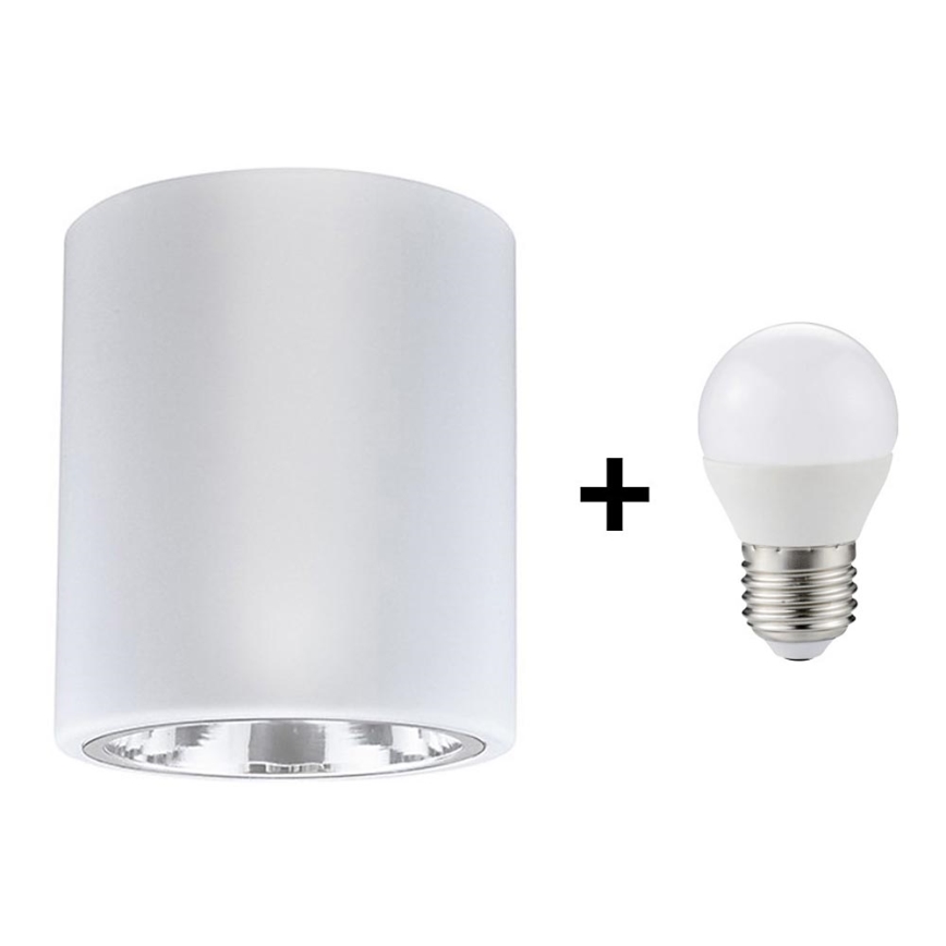 Iluminação de teto LED JUPITER 1xE27/6W/230V 145x130 mm