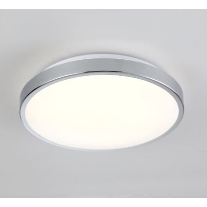 Iluminação de teto LED KERN LED/15W/230V diâmetro 30 cm cromado brilhante