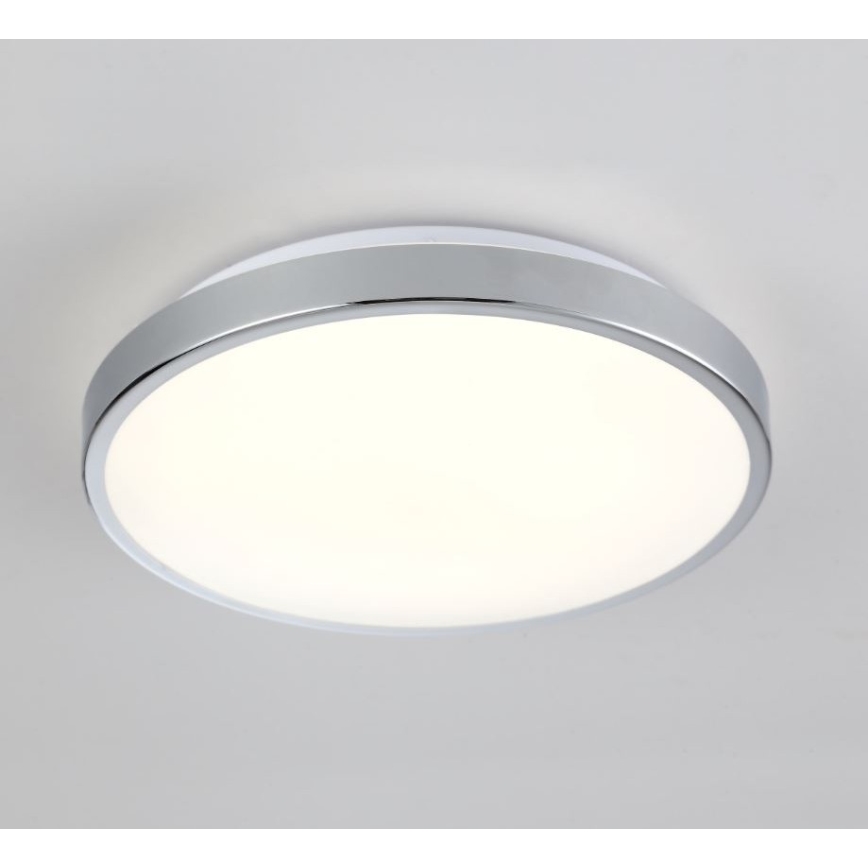 Iluminação de teto LED KERN LED/15W/230V diâmetro 30 cm cromado brilhante