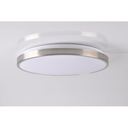 Iluminação de teto LED KERN LED/24W/230V níquel