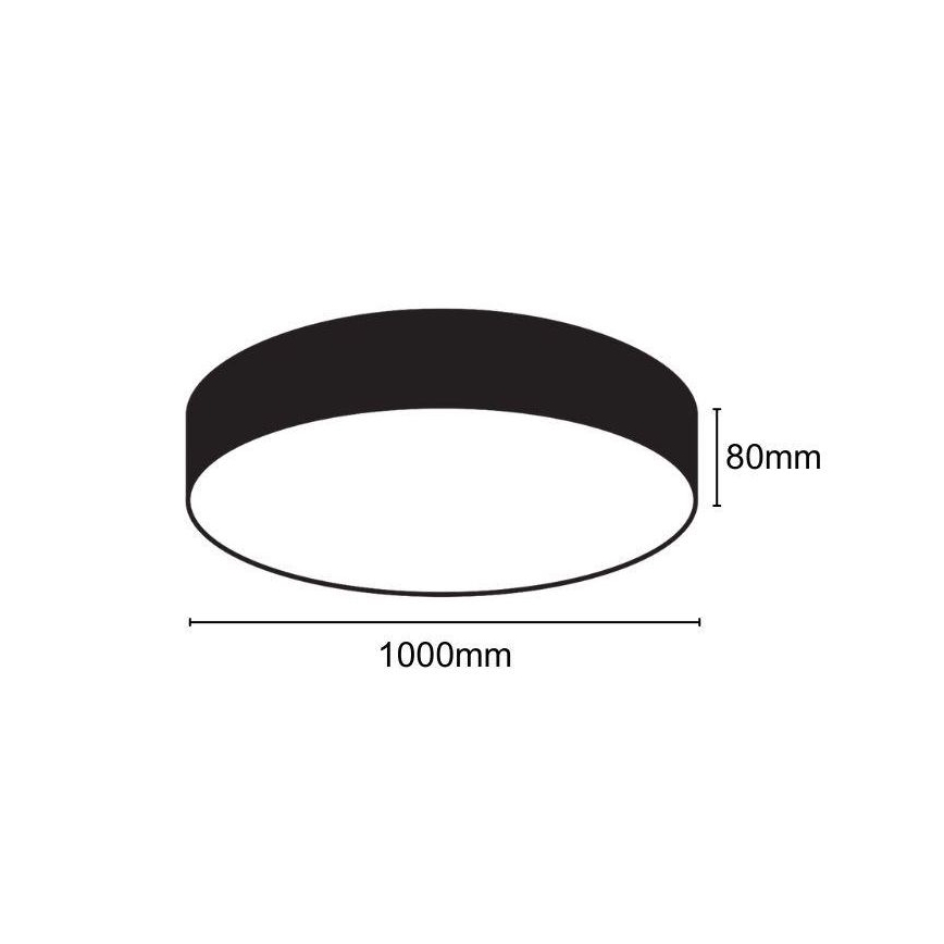 Iluminação de teto LED LED/100W/230V 4000K diâmetro 100 cm
