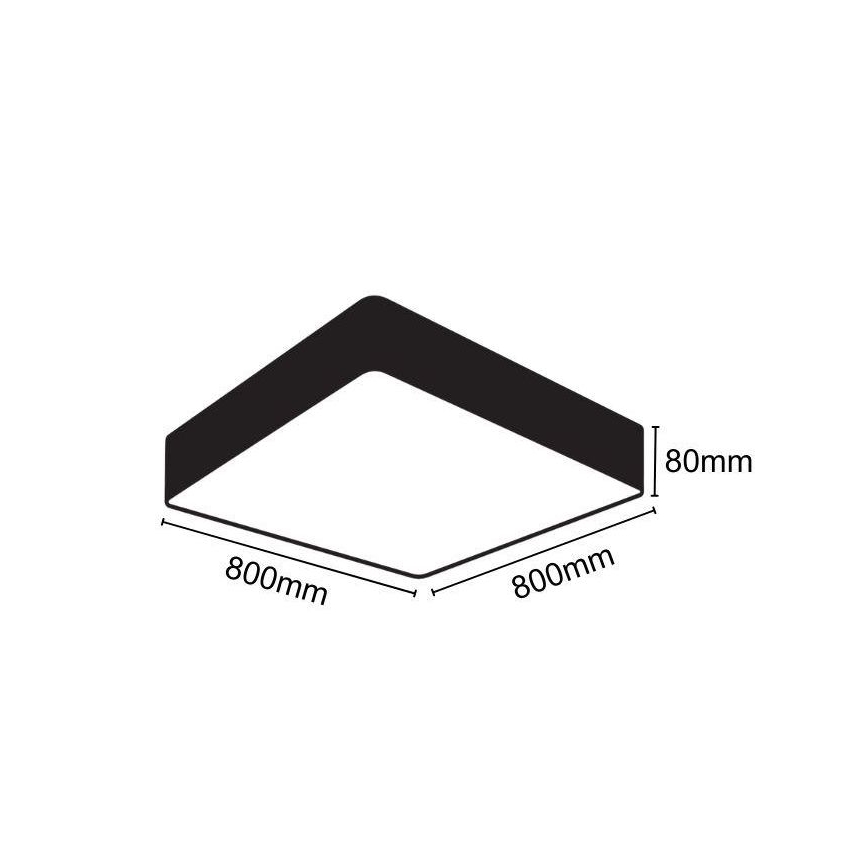 Iluminação de teto LED LED/110W/230V 4000K 80x80 cm