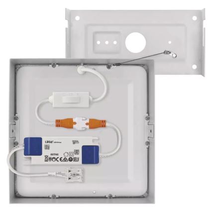 Iluminação de teto LED NEXXO LED/12,5W/230V 3000/3500/4000K 17x17 cm branco
