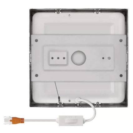 Iluminação de teto LED NEXXO LED/12,5W/230V 3000/3500/4000K 17x17 cm cromado brilhante