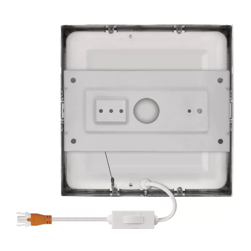 Iluminação de teto LED NEXXO LED/12,5W/230V 3000/3500/4000K 17x17 cm cromado brilhante