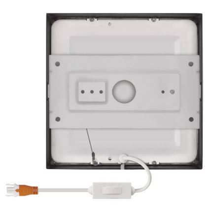 Iluminação de teto LED NEXXO LED/12,5W/230V 3000/3500/4000K 17x17 cm preto