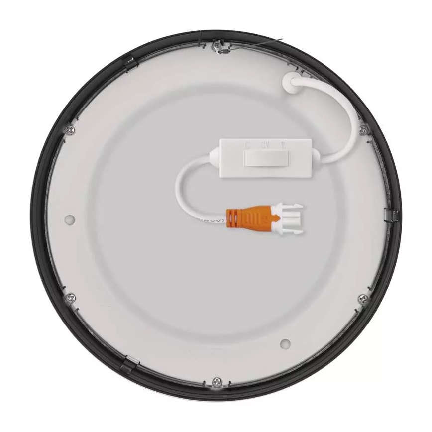 Iluminação de teto LED NEXXO LED/12,5W/230V 3000/3500/4000K d. 17 cm preto