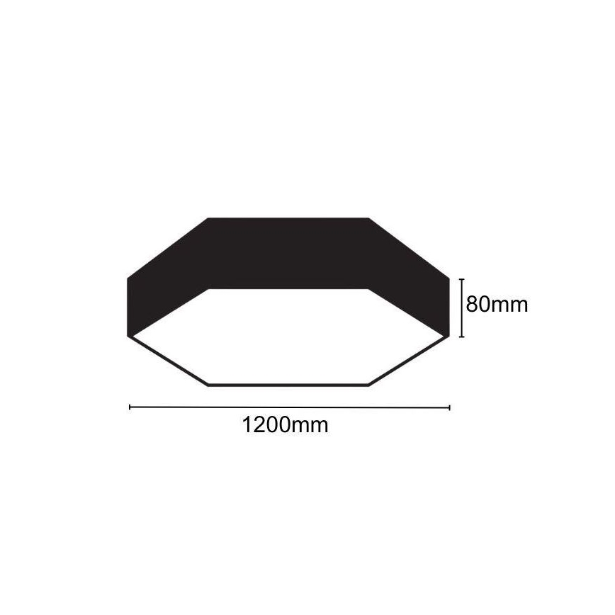 Iluminação de teto LED LED/120W/230V 4000K diâmetro 120 cm