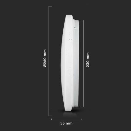 Iluminação de teto LED LED/12W/230V 26cm 3000K/4000K/6400K
