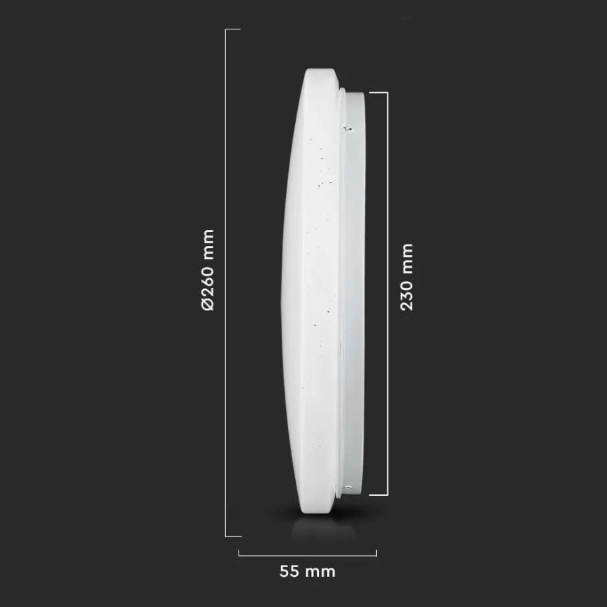 Iluminação de teto LED LED/12W/230V 26cm 3000K/4000K/6400K