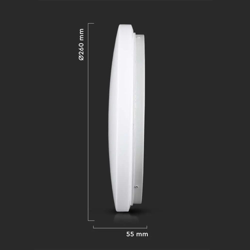 Iluminação de teto LED LED/12W/230V 26cm 3000K/4000K/6400K