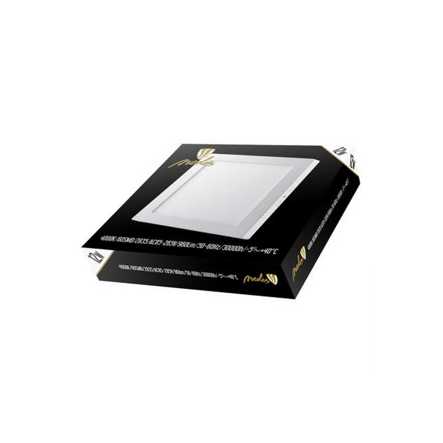Iluminação de teto LED LED/12W/230V 4000K 17,2x17,2 cm