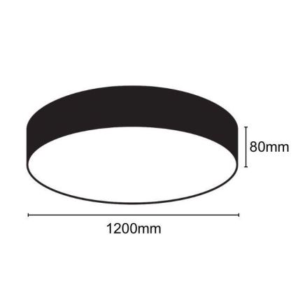 Iluminação de teto LED LED/150W/230V 4000K diâmetro 120 cm