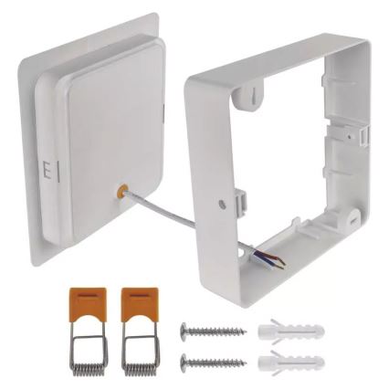 Iluminação de teto LED LED/18W/230V 17x17 cm branco