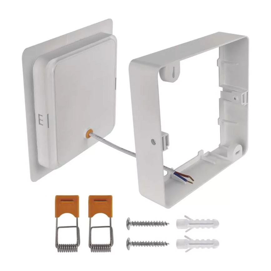 Iluminação de teto LED LED/18W/230V 17x17 cm branco