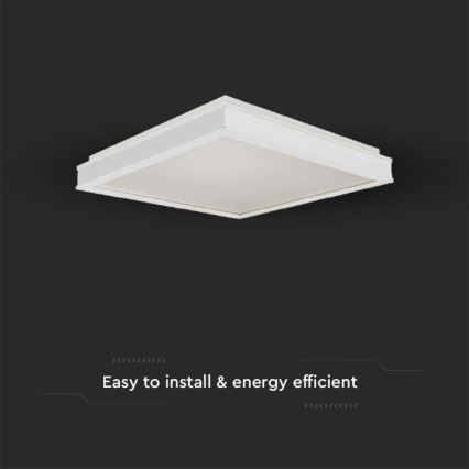 Iluminação de teto LED LED/18W/230V 4000K 35x35 cm branco