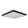 Iluminação de teto LED LED/18W/230V 4000K 35x35 cm preto