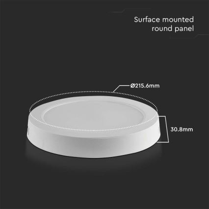 Iluminação de teto LED LED/18W/230V 4000K
