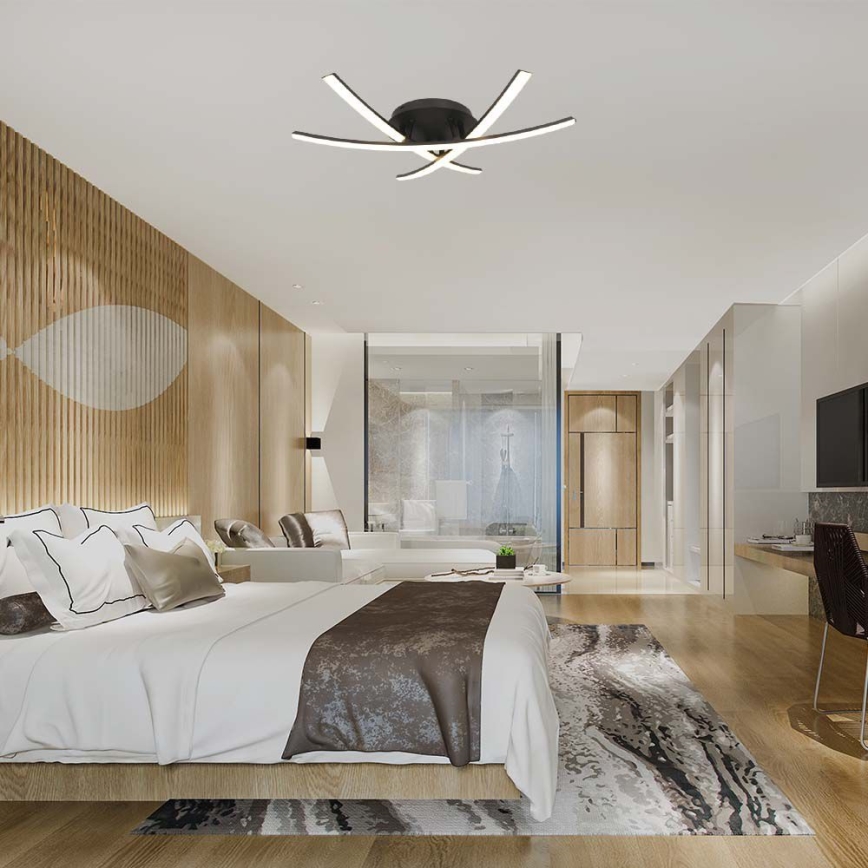 Iluminação de teto LED LED/20W/230V 3000K preto