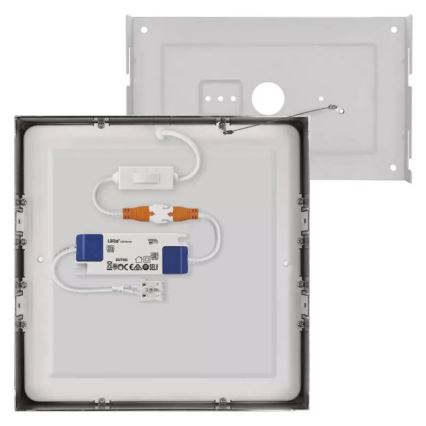 Iluminação de teto LED NEXXO LED/21W/230 3000/3500/4000K 22,5x22,5 cm cromado mate