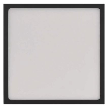 Iluminação de teto LED NEXXO LED/21W/230V 3000/3500/4000K 22,5x22,5 cm preto