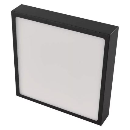 Iluminação de teto LED NEXXO LED/21W/230V 3000/3500/4000K 22,5x22,5 cm preto