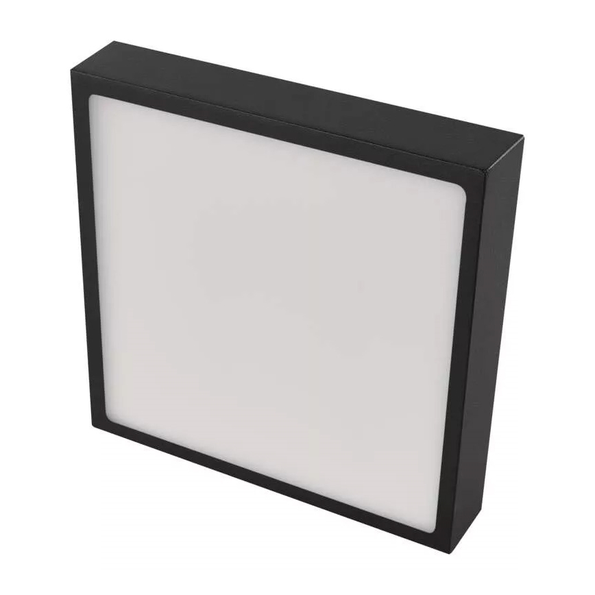 Iluminação de teto LED NEXXO LED/21W/230V 3000/3500/4000K 22,5x22,5 cm preto