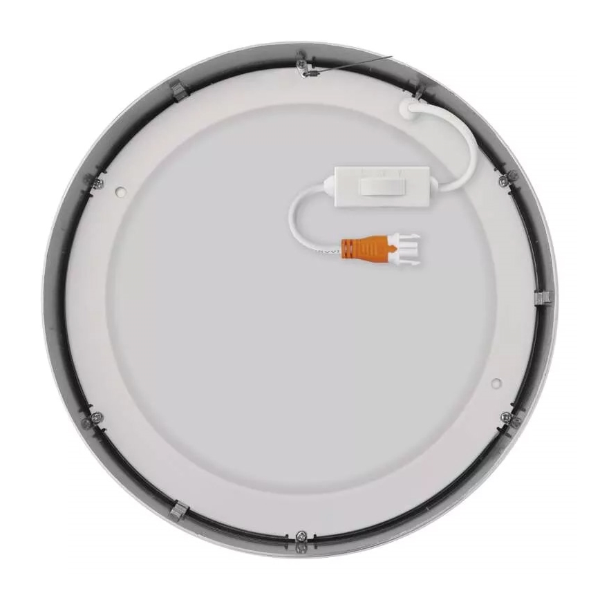 Iluminação de teto LED NEXXO LED/21W/230V 3000/3500/4000K diâmetro 22,5 cm cromado brilhante