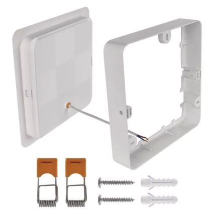 Iluminação de teto LED LED/24W/230V 22x22 cm branco