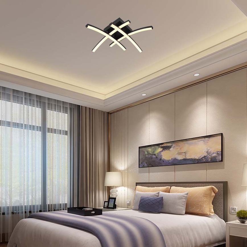 Iluminação de teto LED LED/24W/230V 3000K preto