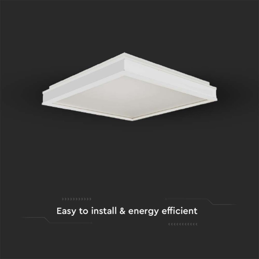 Iluminação de teto LED LED/24W/230V 4000K 45x45 cm branco
